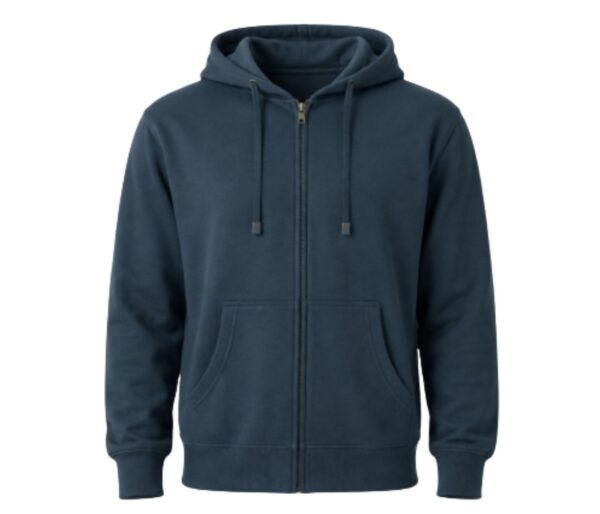 Unisex Organic Cotton Full-Zip Hoodie
